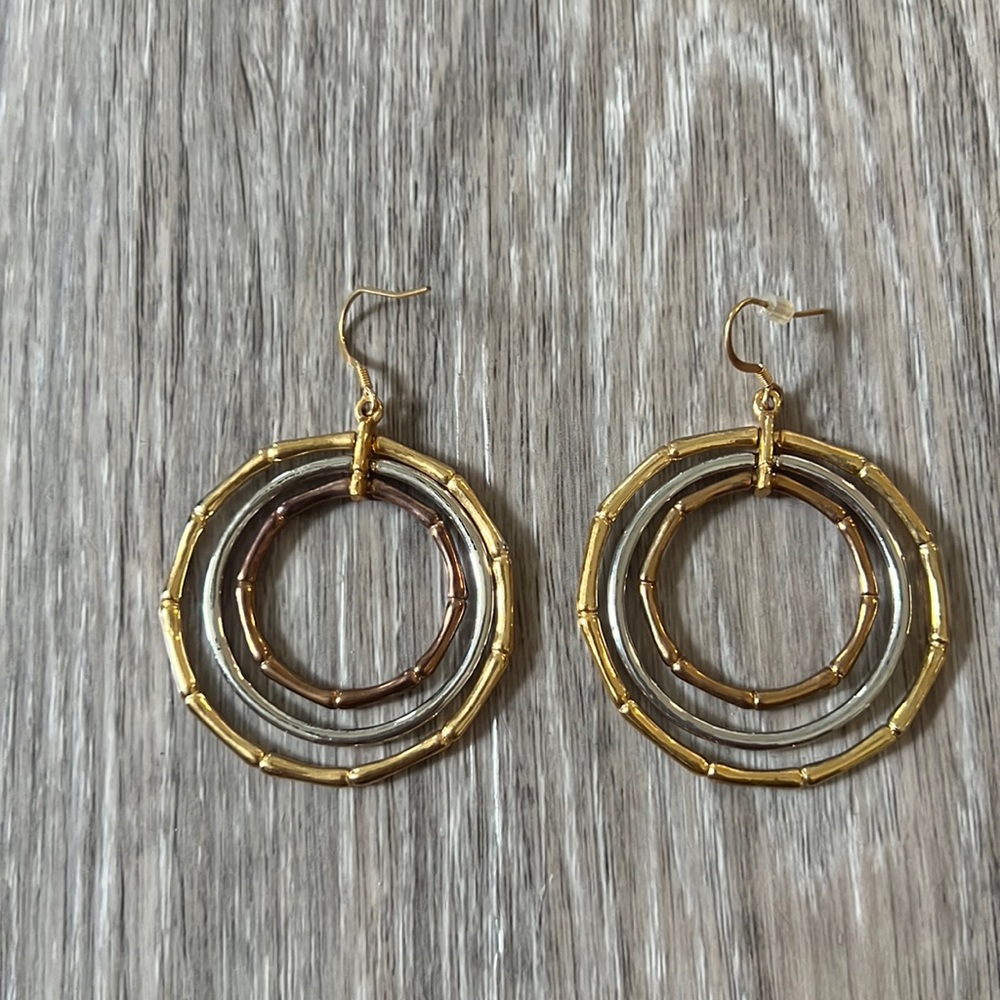 Park lane tricolor earrings